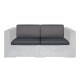Ε6200,Μ2 CONCRETE Set Μαξ.2-θ καναπέ (4τ) Ύφ.Water Repellent Γκρι