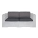 Ε6200,Μ2 CONCRETE Set Μαξ.2-θ καναπέ (4τ) Ύφ.Water Repellent Γκρι