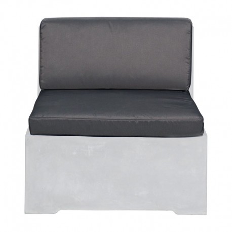 Ε6200,Μ1 CONCRETE Set Μαξ.Καρέκλας (2τ) Ύφ.Water Repellent Γκρι