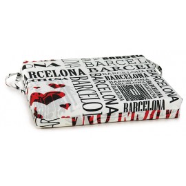 154495 Μαξιλάρι Καθίσματος Για Μασίφ Καρέκλες 14 x 14 ,Καρέ ,Κύκλος Και Χιαστί 