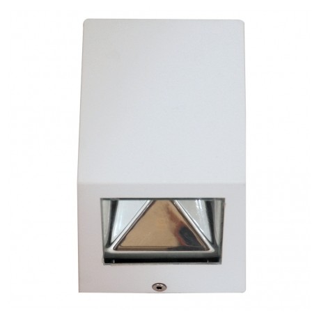 CT 8107 WH ΑΠΛ.UP/DOWN ΤΕΤΡ.LED 2*5W ΛΕΥΚΗ