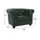 ΠΟΛΥΘΡΟΝΑ T.CHESTERFIELD HM3011.08 ΤΕΧΝΟΔΕΡΜΑ ΚΥΠΑΡΙΣΣΙ