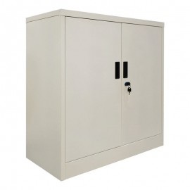 Ε6000 ΝΤΟΥΛΑΠΙ Μεταλλικό (2 Ράφια) 90x40x90cm Άσπρο