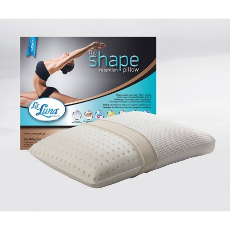 LA LUNA/ LA LUNA THE SHAPE RETENTION PILLOW MEMORY FOAM ΜΑΞΙΛΑΡΙ ΥΠΝΟΥ ΑΝΑΤΟΜΙΚΟ 60Χ40Χ16 ΕΚ