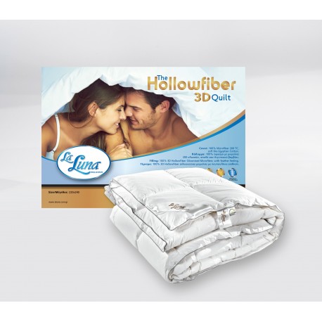 LA LUNA/ LA LUNA THE 3D HOLLOWFIBER DUVET ΥΠΕΡΔΙΠΛΟ ΣΥΝΘΕΤΙΚΟ ΠΑΠΛΩΜΑ  220Χ240 ΕΚ