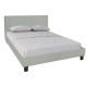 Ε8054,F1 WILTON Κρεβάτι Διπλό Ύφασμα Grey Stone