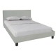Ε8054,F1 WILTON Κρεβάτι Διπλό Ύφασμα Grey Stone