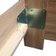 TO-SOLO90 Κρεβάτι Solo 90x200 Μονό, Sonoma, MDF Καμπυλωτό τελείωμα TO-SOLO90