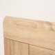 TO-SOLO90 Κρεβάτι Solo 90x200 Μονό, Sonoma, MDF Καμπυλωτό τελείωμα TO-SOLO90