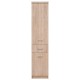 TO-TOPREG2D1S Top Mix Ντουλάπα 40x33x183, Σονόμα, με 2 Πόρτες και Συρτάρι, Ιδανική για Είσοδο TO-TOPREG2D1S