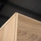 TO-SOLOHALLC Ντουλάπα Εισόδου Solo 55x34x197 Sonoma με λεπτομέρειες Wenge και MDF Καμπυλωτό τελείωμα στις πόρτες TO-SOLOHALLC