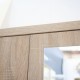 TO-TOPSFZ2D1S60 Ντουλάπα Top Mix 60x33x183, Σονόμα, με Καθρέπτη και Συρτάρι, Ιδανική για Είσοδο TO-TOPSFZ2D1S60