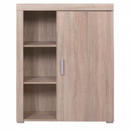 TO-DAM1D Damis Κομότα 90. 5x35x113. 5 με 1 πόρτα και ράφια Κατάλληλη και για σετ σύνθεσης TV. TO-DAM1D