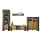 SO-OLDSHELF Ράφι τοίχου OLD WOOD Χρυσός Δρύς με Μαύρο 115.6x17.6x20εκ SO-OLDSHELF