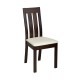 Ε771,2 REGO Καρέκλα Οξυά Σκούρο Καρυδί / PVC Εκρού