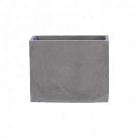 Ε6301,A FLOWER POT-2 Cement Grey 50x20x40cm