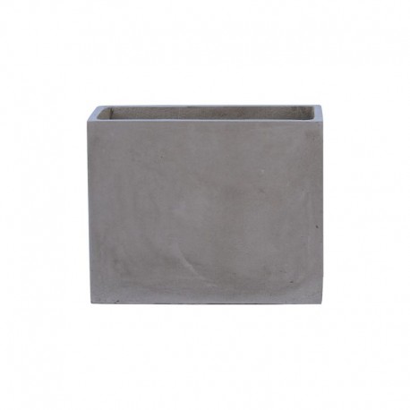 Ε6301,A FLOWER POT-2 Cement Grey 50x20x40cm