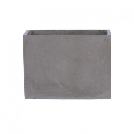 Ε6301,B FLOWER POT-2 Cement Grey 60x30x45cm