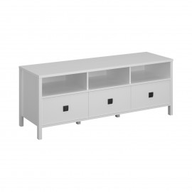 TO-MARRTV3SWHITE Έπιπλο TV Marocco Λευκό 149x47x57.5cm TO-MARRTV3SWHITE