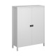 TO-MARKOM2DWHITE Κομότα Δίφυλλη Marocco Λευκό 99x37x130.5cm TO-MARKOM2DWHITE