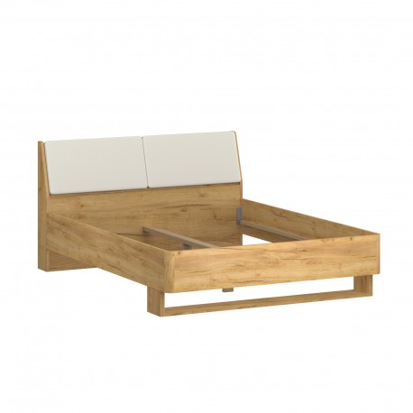 TO-AVANTI160SET Κρεβάτι Avanti Διπλό Σετ 2τμχ Με Πάτωμα Χρυσός Δρυς-Λευκό 160x200cm TO-AVANTI160SET