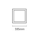 2.48.01.1 InLight LED Panel 48watt Τετράγωνο 3000Κ Θερμό Λευκό (2.48.01.1)