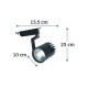 T00101-WH InLight Σποτ Ράγας Λευκό (T00101-WH)