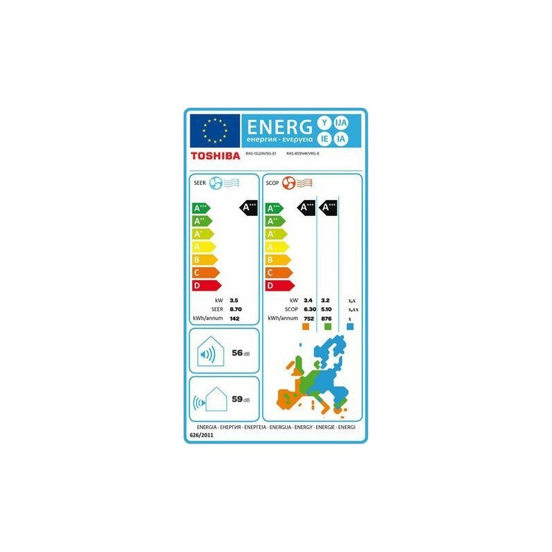 TOSHIBA HAORI RAS-13J2AVSG-E1/RAS-B13N4KVRG-E ΚΛΙΜΑΤΙΣΤΙΚΟ ΤΟΙΧΟΥ INVERTER ΜΕ ΙΟΝΙΣΤΗ & WIFI 13000