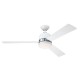 WESTINGHOUSE 7303840 TRISTAN WHITE ΑΝΕΜΙΣΤΗΡΑΣ ΟΡΟΦΗΣ ΜΕ ΦΩΣ & ΤΗΛΕΧΕΙΡΙΣΤΗΡΙΟ ΛΕΥΚΟ 52''