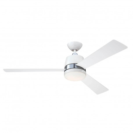 WESTINGHOUSE 7303840 TRISTAN WHITE ΑΝΕΜΙΣΤΗΡΑΣ ΟΡΟΦΗΣ ΜΕ ΦΩΣ & ΤΗΛΕΧΕΙΡΙΣΤΗΡΙΟ ΛΕΥΚΟ 52''