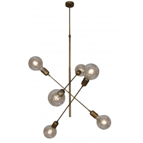 77-3803 HL-3524-6 ERIC OLD BRONZE & WHITE PENDANT