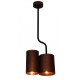 77-3989 HL-3567-P2 BRODY OLD COPPER & BLACK PENDANT