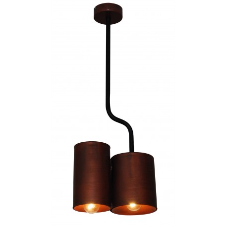 77-3989 HL-3567-P2 BRODY OLD COPPER & BLACK PENDANT