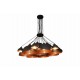 77-4150 HL-3591-XXL CONALL BLACK & OLD COPPER PENDANT