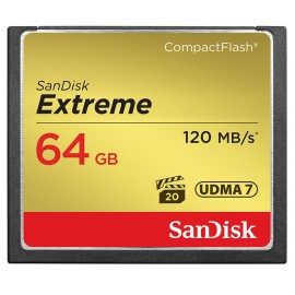 530981 SanDisk Compact Flash Extreme 64GB 120/85MBs