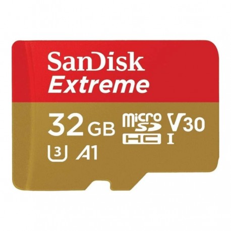 532763 SanDisk Extreme microSDHC 32GB + SD Adapter 100MB/s V30 UHS-I U3 A1