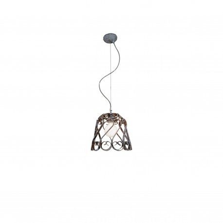 77-4008 HL-3586-1PS LEWIS WHITE MAT PENDANT