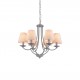 77-3662 C119-6 ETNA PENDANT LAMP GREY PATINA&WHITE SHADE Δ1