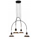 77-3825 HL-3528-4 EVERDINA BLACK PENDANT