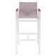 ΣΚΑΜΠΟ ΜΠΑΡ ΑΛΟΥΜΙΝΙΟΥ ΛΕΥΚΟ ΜΕ POLYWOOD 52 x 58 x 108 εκ. HM5790.01