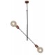 77-3796 HL-3524-2 ERIC OLD BRONZE & WHITE PENDANT