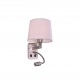 77-3587 ARB-237-2A DONA WALL LAMP NICKEL MAT B3