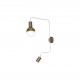 77-3971 HL-3555-2S CALLIE OLD BRONZE & WHITE WALL LAMP