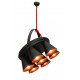 77-3996 HL-3578-1A BRANDON BLACK & MAT COPPER PENDANT