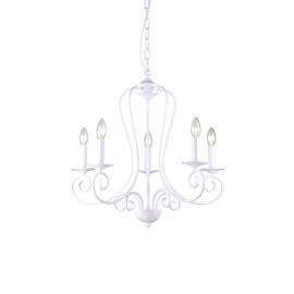 77-3658 C114-5 LARO PENDANT LAMP WHITE Δ1