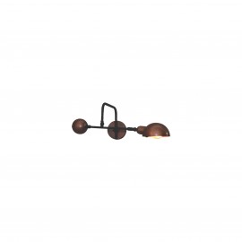 77-3876 HL-3539-1 M OLIVER OLD BRONZE & WHITE WALL LAMP