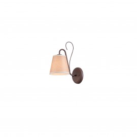 77-3669 E005-1 SENSO WALL LAMP BROWN & BEIGE SHADE A4