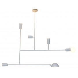 77-3813 HL-3525-6 RODNEY WHITE PENDANT