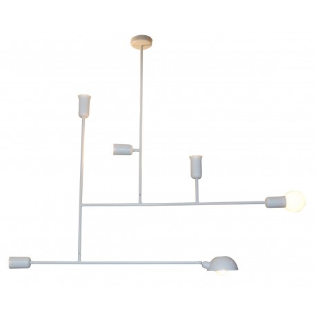 77-3813 HL-3525-6 RODNEY WHITE PENDANT