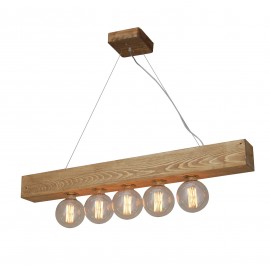 77-3031 HL-236-1P-5 BENZAI WOODEN PENDANT